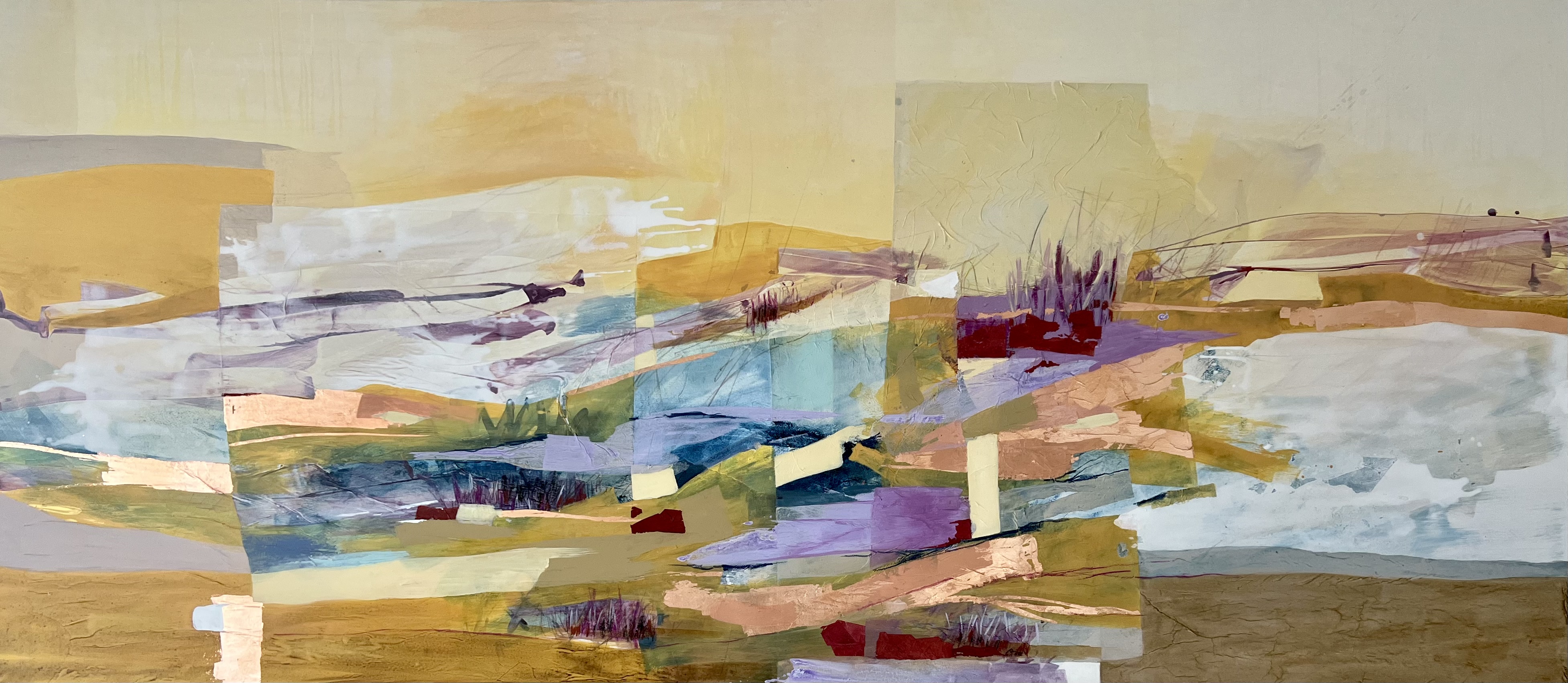 Indian Summer — 2022 — Acryl auf Leinwand — 120 x 210 cm — CHF 5'850