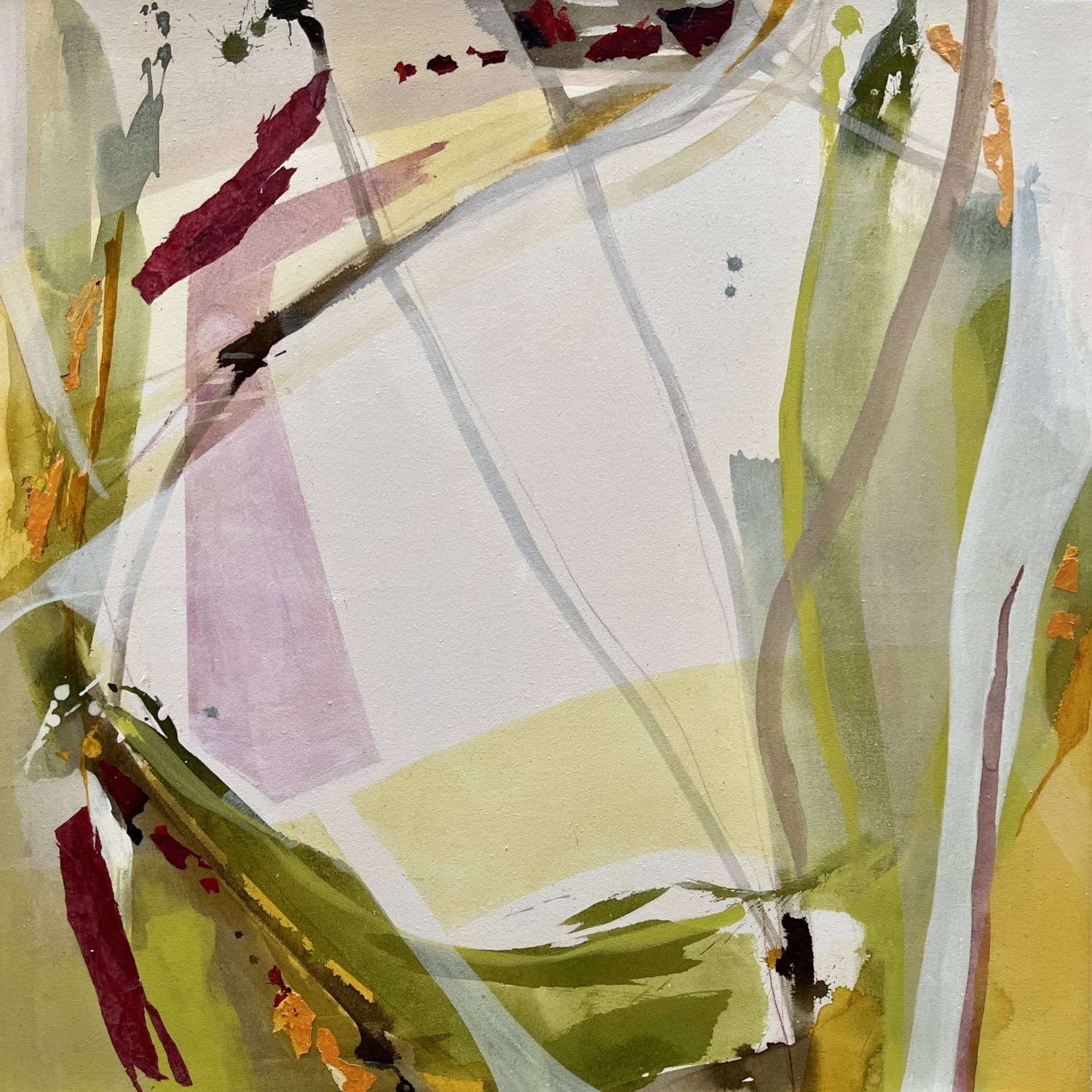 Mariposa II -- 2022 -- Acryl auf Leinwand -- 80x80cm -- CHF 2'850