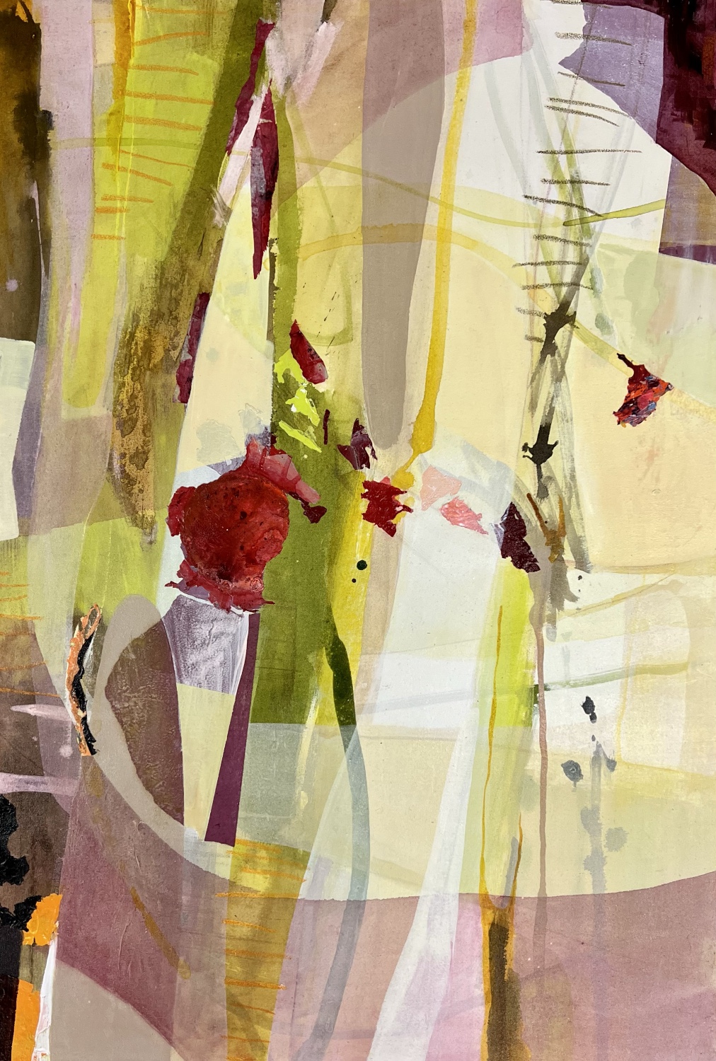 Mariposa III -- 2022 -- Acryl auf Leinwand -- 110x75cm -- CHF 3'300
